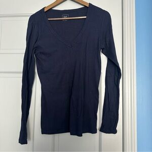 GAP Women's Long Sleeve Black Top